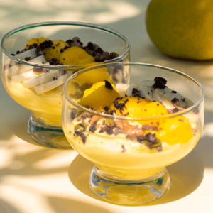 Mango Smoothi Jars