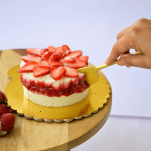 Strawberry Sandesh