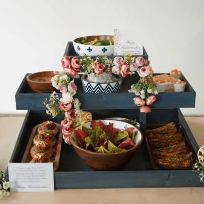 Wooden Decorated Tray