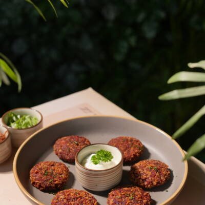 BEETROOT KEBABS